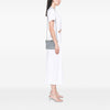 Chanel Chocolate Bar Metallic Lambskin Frame Clutch with Chain Secondhand