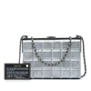 Chanel Chocolate Bar Metallic Lambskin Frame Clutch with Chain Secondhand