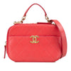Chanel Small CC Quilted Caviar Top Handle Camera Bag Secondhand