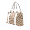 Secondhand Gucci Medium GG Canvas Bamboo Libeccio Tote