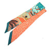Hermès Under the Waves Silk Twilly Scarf Secondhand