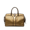 Saint Laurent Medium Perforated Metallic Leather Cabas Chyc Tote Secondhand