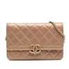 Chanel Quilted Metallic Lambskin CC Chic Wallet on Chain Secondhand