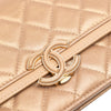 Chanel Quilted Metallic Lambskin CC Chic Wallet on Chain Secondhand