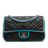 Chanel Medium Classic Bicolor Quilted Lambskin Double Flap Secondhand