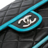 Chanel Medium Classic Bicolor Quilted Lambskin Double Flap Secondhand