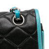 Chanel Medium Classic Bicolor Quilted Lambskin Double Flap Secondhand