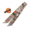 Hermès Figures Libres Studded Silk Twilly Scarf Secondhand