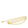 Chanel Gold Plated Round CC Triple Chain Belt Secondhand