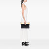Chanel Large CC Bicolor Quilted Lambskin Clutch Secondhand