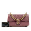 Chanel Paris Cosmopolite Small Aged Calfskin Straight Lined Flap Secondhand