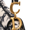 Dior Embroidered Canvas Stars Saddle Bag Secondhand