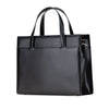 Burberry House Check Trimmed Leather Tote Secondhand