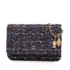 Chanel CC Tweed Charms Wallet On Chain Secondhand