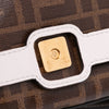 Fendi Mini Zucca Glazed Fabric Cage Baguette Satchel Secondhand