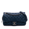 Chanel Medium Quilted Iridescent Caviar Easy Flap Secondhand