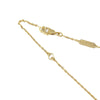 Van Cleef and Arpels 18K Yellow Gold and Onyx Vintage Alhambra Pendant Necklace Secondhand