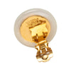 Chanel CC Resin Faux Pearl Round Clip On Earrings Secondhand