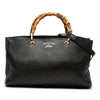 Gucci Medium Calfskin Bamboo Shopper Satchel Secondhand