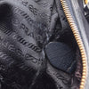 Prada Saffiano Trimmed Tessuto Zip Top Crossbody Secondhand