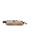 Gucci GG Canvas Web Double Pocket Belt Bag Secondhand