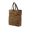 Bottega Veneta Nylon Reversible Leopard Print Tote Secondhand