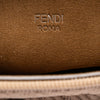 Fendi Zucca Embossed Technical Fabric Chain Midi Baguette Secondhand