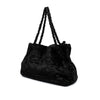 Chanel Quilted Fantasy Fur Camellia Tote Secondhand