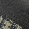 Dior Oblique Canvas and Leather Saddle Zippy Wallet Secondhand