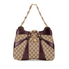 Gucci GG Canvas Bamboo Ring Chain Shoulder Bag Secondhand