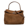 Balenciaga Mini Suede Rodeo Satchel Secondhand