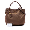 Prada Vitello Daino Trimmed Tessuto Satchel Secondhand