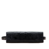 Saint Laurent Medium Shiny Croc Embossed Manhattan Shoulder Bag Secondhand