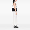 Saint Laurent Medium Shiny Croc Embossed Manhattan Shoulder Bag Secondhand