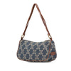 Celine Macadam Denim Shoulder Bag Secondhand