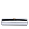 Saint Laurent Smooth Metallic Calfskin Monogram Cassandre Clutch Secondhand