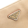 Prada Cinghiale Trimmed Canvas Canapa Tote Secondhand
