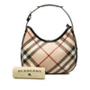 Burberry Small Supernova Check Coated Canvas Barton Hobo Secondhand
