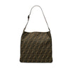 Fendi Zucca Canvas Shoulder Bag Secondhand