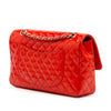 Chanel Medium Classic Patent Valentines Heart Charms Single Flap Secondhand