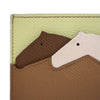 Hermès Chevre Mysore and Epsom Les Petits Chevaux Card Holder Secondhand