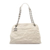 Chanel Large Aged Calfskin Just Mademoiselle Bowling Bag Secondhand