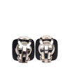 Chanel CC Resin Square Clip On Earrings Secondhand