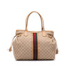 Gucci GG Canvas Web Tassel Tote Secondhand