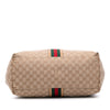 Gucci GG Canvas Web Tassel Tote Secondhand