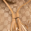Gucci GG Canvas Web Tassel Tote Secondhand