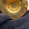 Chanel Gold Plated Straw Hat Brooch Secondhand