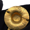 Chanel Gold Plated Straw Hat Brooch Secondhand