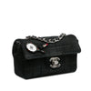 Chanel Extra Mini Satin Choco Bar Charms Flap Bag Secondhand
