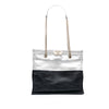 Chanel Large Bicolor Metallic Goatskin and Calfskin Boy Tote Secondhand